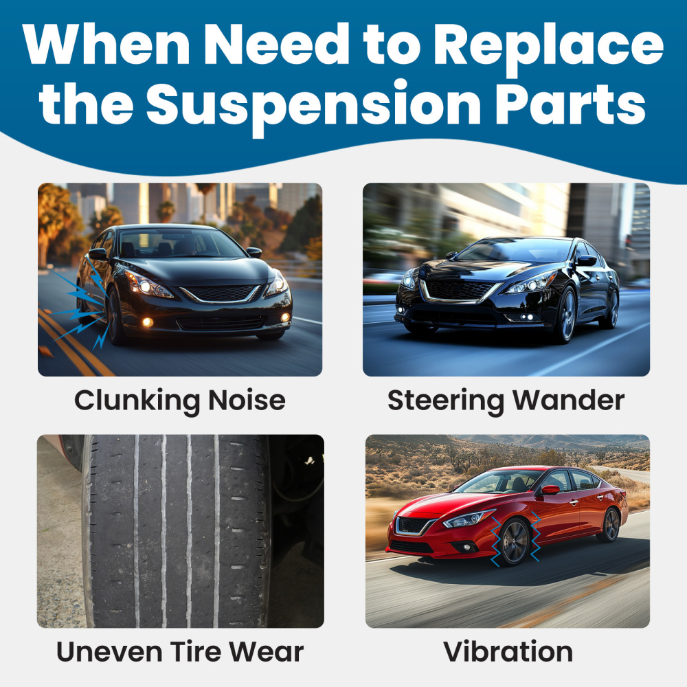 Front Suspension Kit Control Arm compatible for Nissan Altima 13-18 Maxima 16-23 w/ Gloves