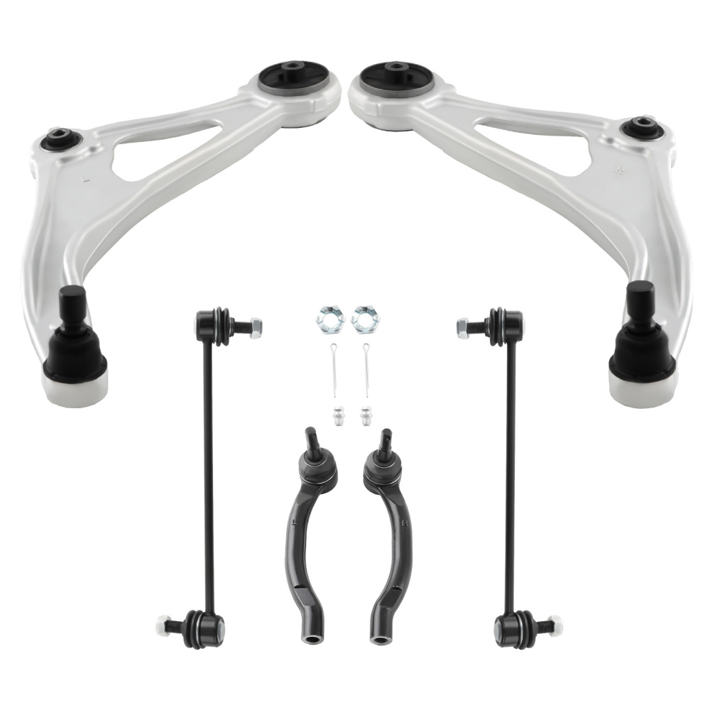 6 Front Lower Control Arms With Ball Joint Assembly compatible for Nissan Altima 2013 Sedan