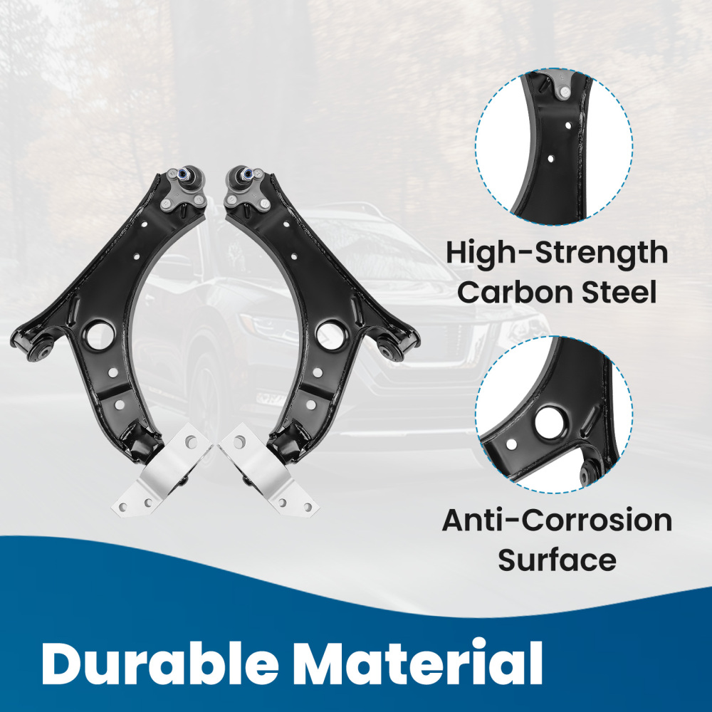 Front Lower Control Arms Tie Rod Sway Bar Link for Jetta compatible for Golf Eos GTI A3 Quattro