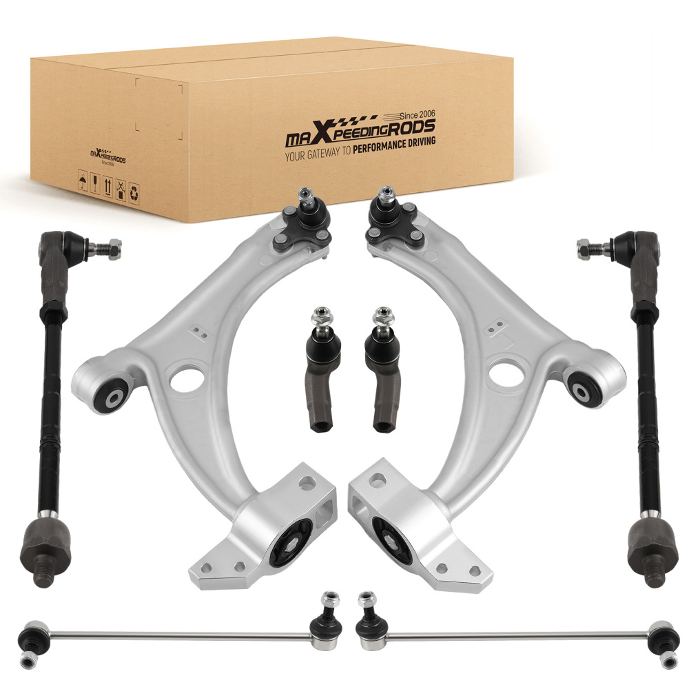 SET DI 10 BRACCI DI CONTROLLO ANTERIORI compatibile per AUDI Q3 8UB compatibile per VW PASSAT CC SHARAN compatibile per SEAT