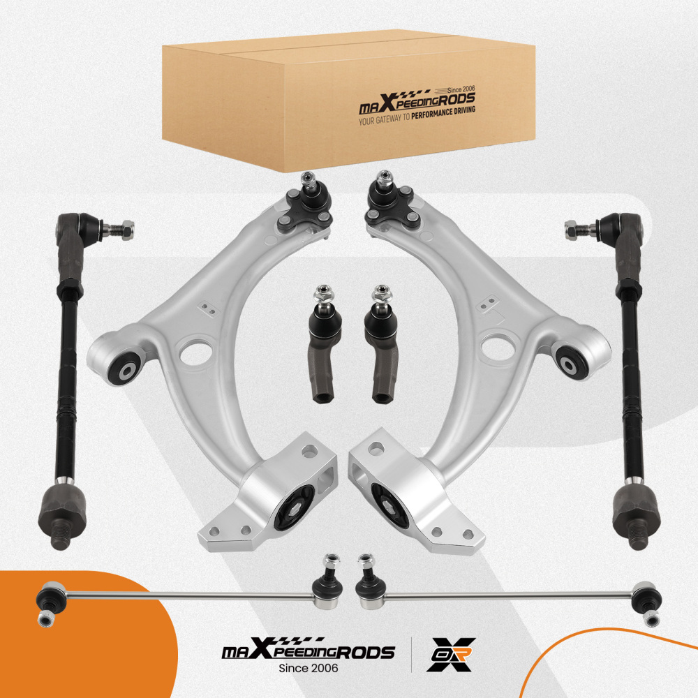 SET DI 10 BRACCI DI CONTROLLO ANTERIORI compatibile per AUDI Q3 8UB compatibile per VW PASSAT CC SHARAN compatibile per SEAT