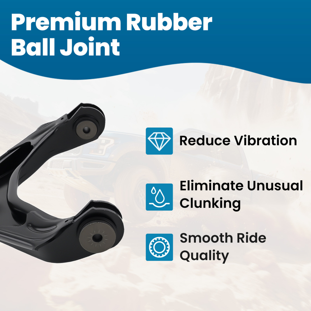 13x Front Upper Control Arms Tierods compatible for Chevy Silverado GMC Sierra 3500 2500 HD