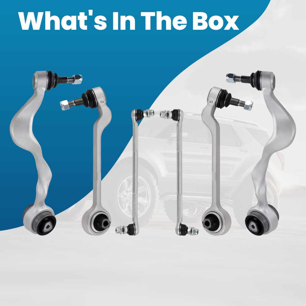 Compatibile per BMW Serie 3 E90 E91 E92 E93 Kit bracci di controllo aste sospensione anteriore