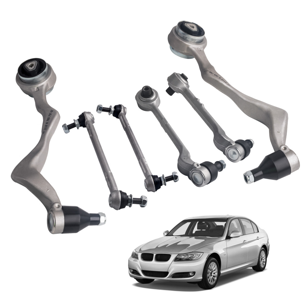 Compatibile per BMW Serie 3 E90 E91 E92 E93 Kit bracci di controllo aste sospensione anteriore