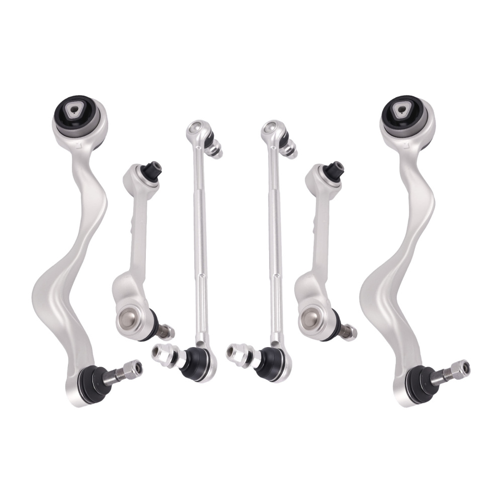 Front Suspension Control Arm + Drop Link Kit compatible for BMW 3 Series E90 E91 E92 E93