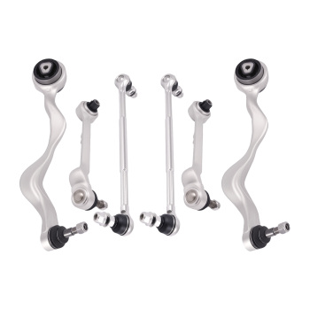 Front Suspension Control Arm + Drop Link Kit compatible for BMW 3 Series E90 E91 E92 E93