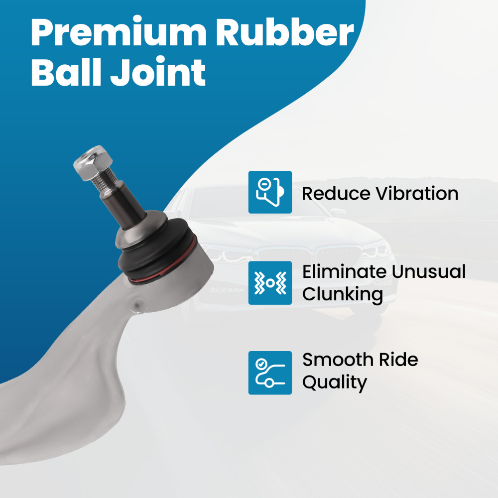 Front RH LH Control Arm Suspension Kit compatible for BMW 5 6 Series F06 F10 528 535 AWD