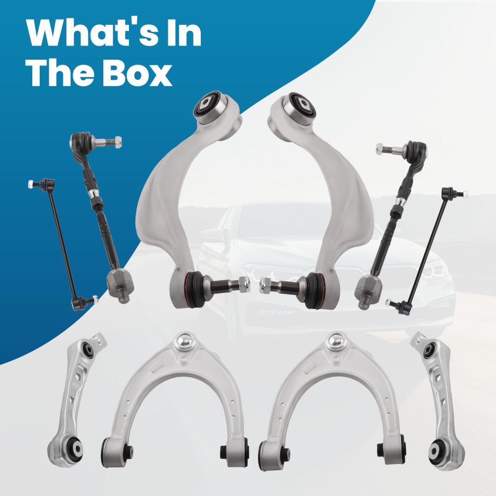Front RH LH Control Arm Suspension Kit compatible for BMW 5 6 Series F06 F10 528 535 AWD