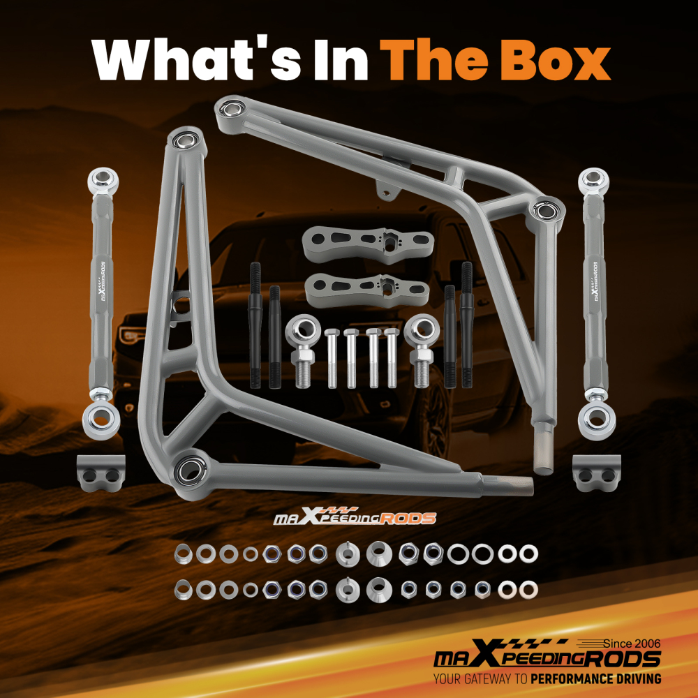 Front Steering Drift Lower Control Arm Wide Angle Kit Ball Bearings compatible for BMW E36