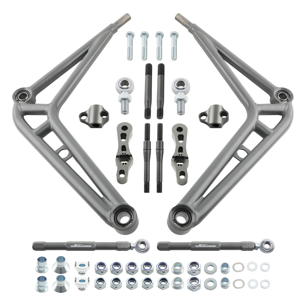 Front Steering Adjustable Drift Lower Control Arm Wide Angle Kit For BMW E46