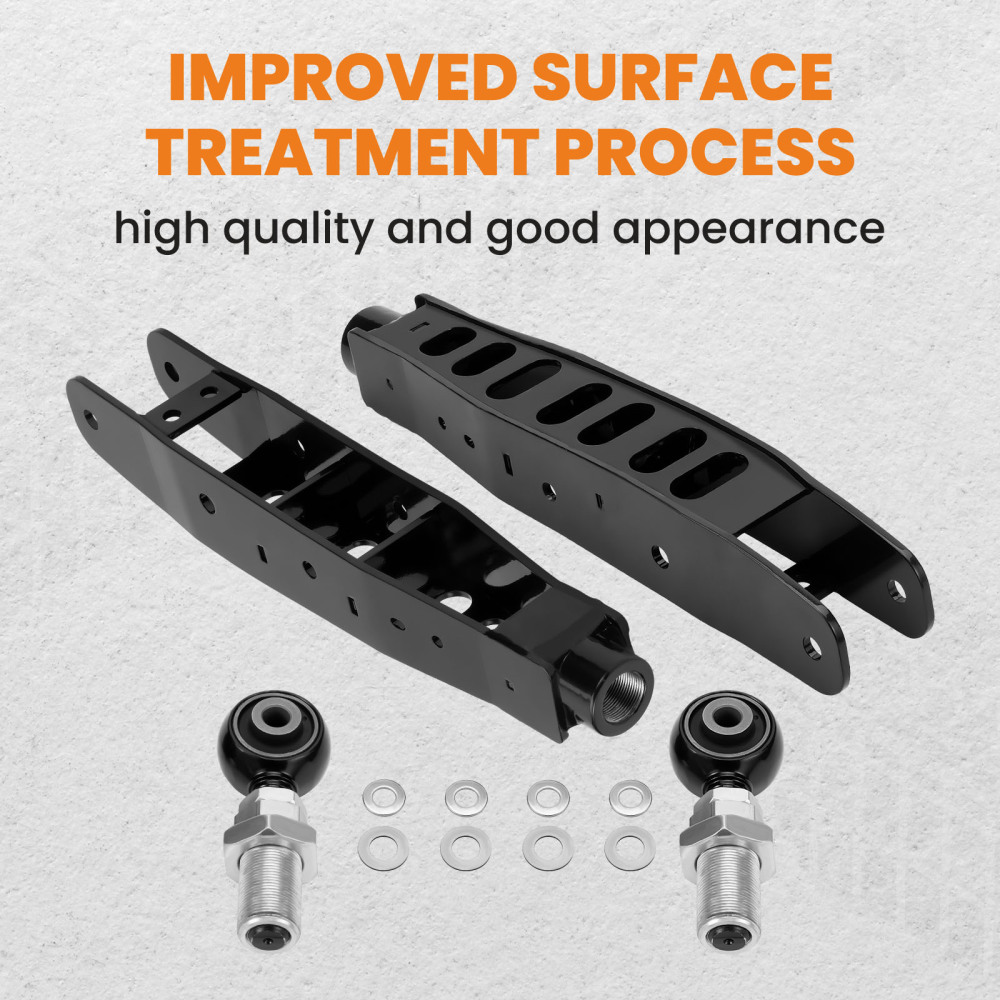 2pcs Adjustable Rear Lower Control Arms compatible for Subaru BRZ compatible for SCION FR-S 13-2022