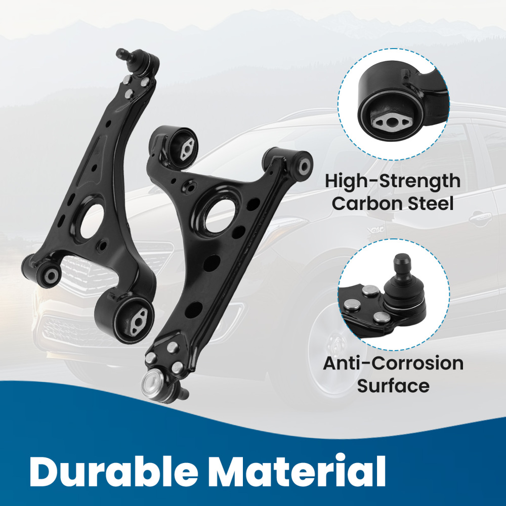 2x Front Lower Control Arms for 2013-2022 compatible for Buick Encore Chevrolet Trax K623137