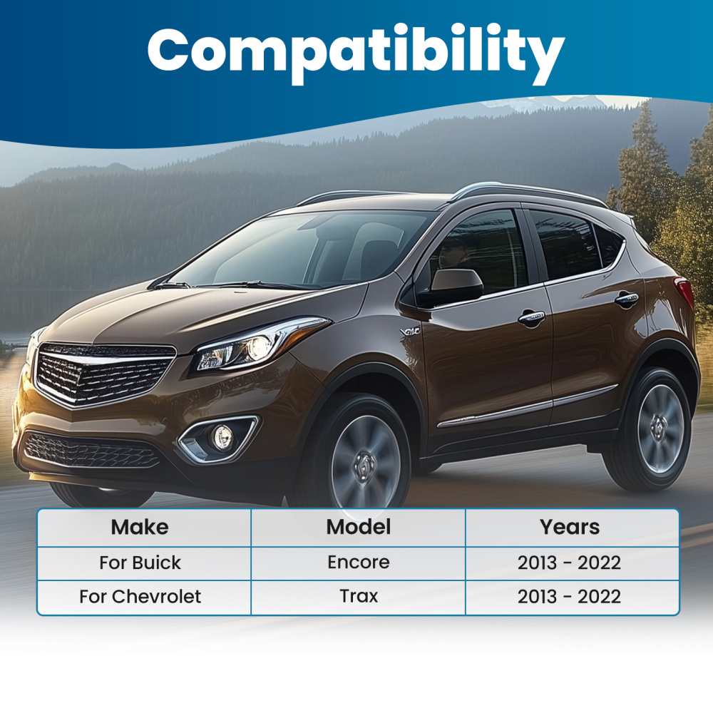 2x Front Lower Control Arms for 2013-2022 compatible for Buick Encore Chevrolet Trax K623137