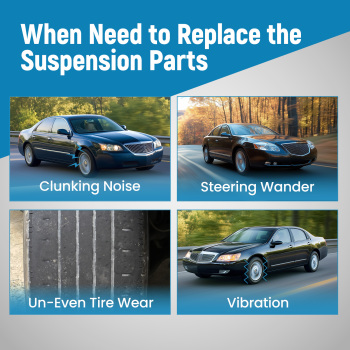 6x Suspension Rear Trailing Arms Lateral Links for Century compatible for LaCrosse Regal Impala