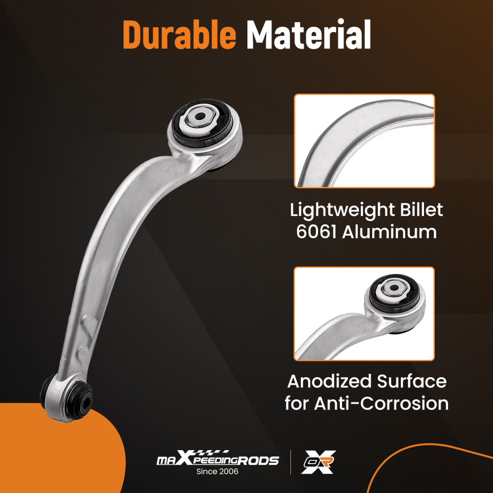 Front Suspension Lower Wishbone Track Bar Control Arms Curved compatible for Jaguar S-Type suspension arms