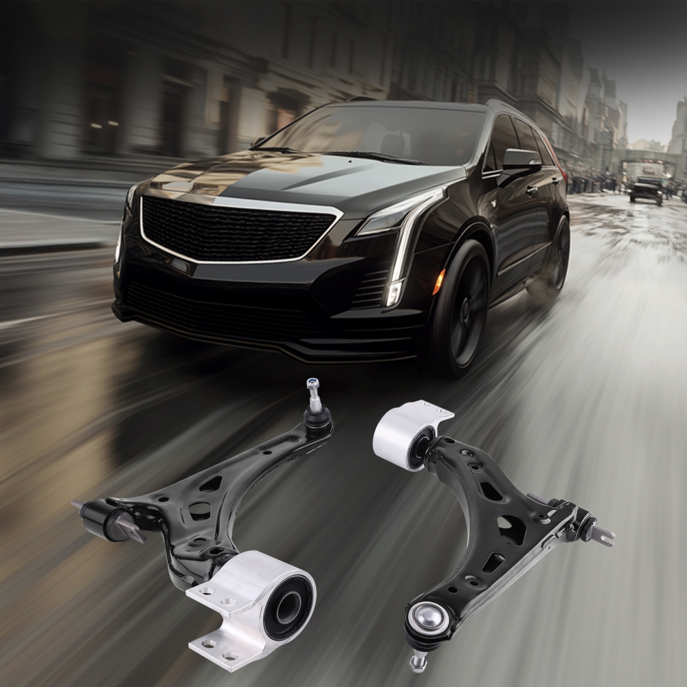 2x Front Lower Control Arms for 2017-2023 compatible for Cadillac XT5 GMC Acadia 3.6L 2.0L 2.5L