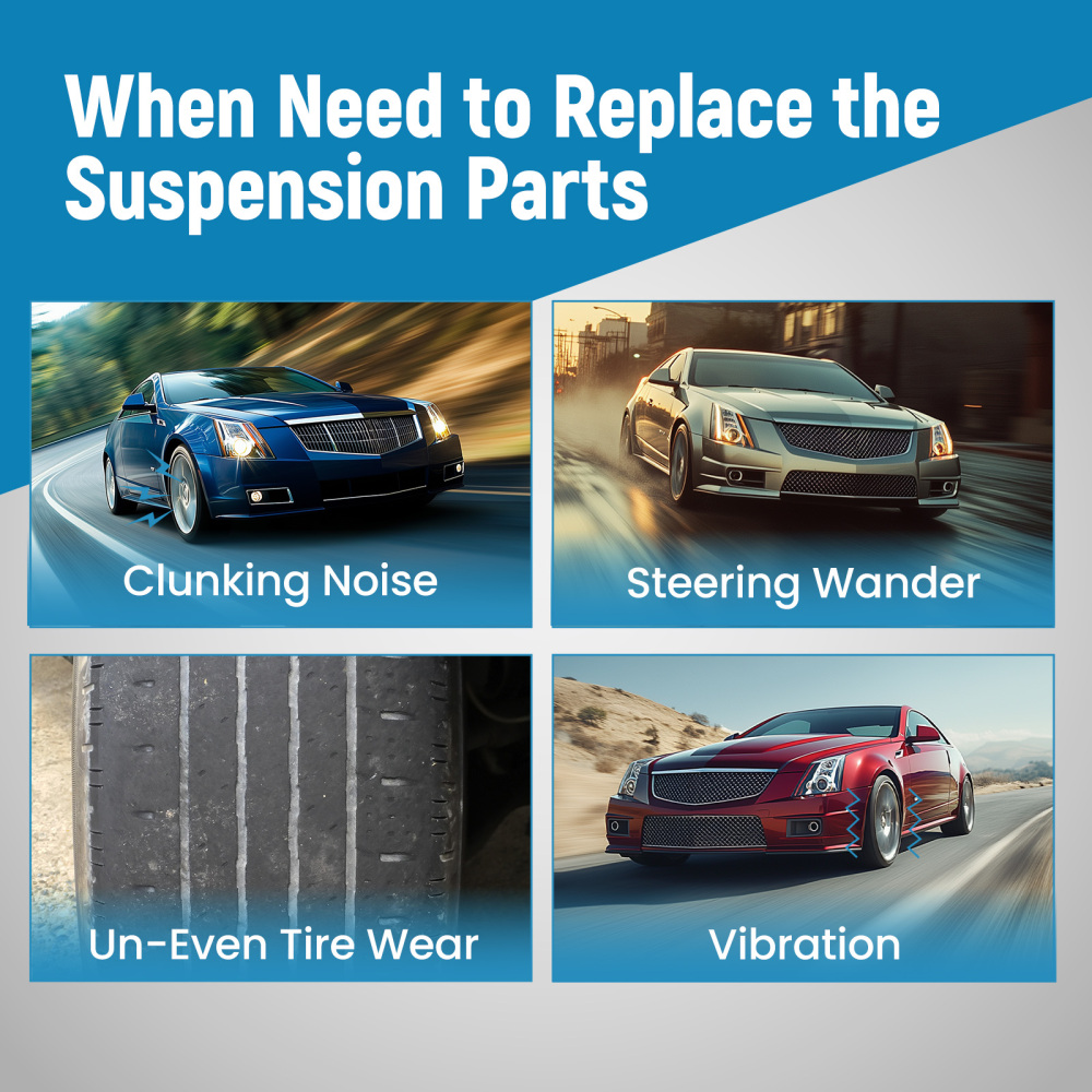 RWD Front Upper Control Arms w/Ball Joint for 2008 2009 2010-2014 compatible for Cadillac CTS