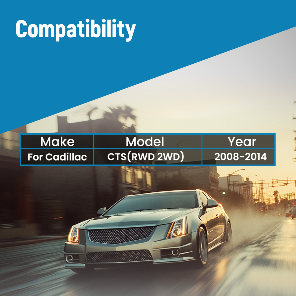 RWD Front Upper Control Arms w/Ball Joint for 2008 2009 2010-2014 compatible for Cadillac CTS