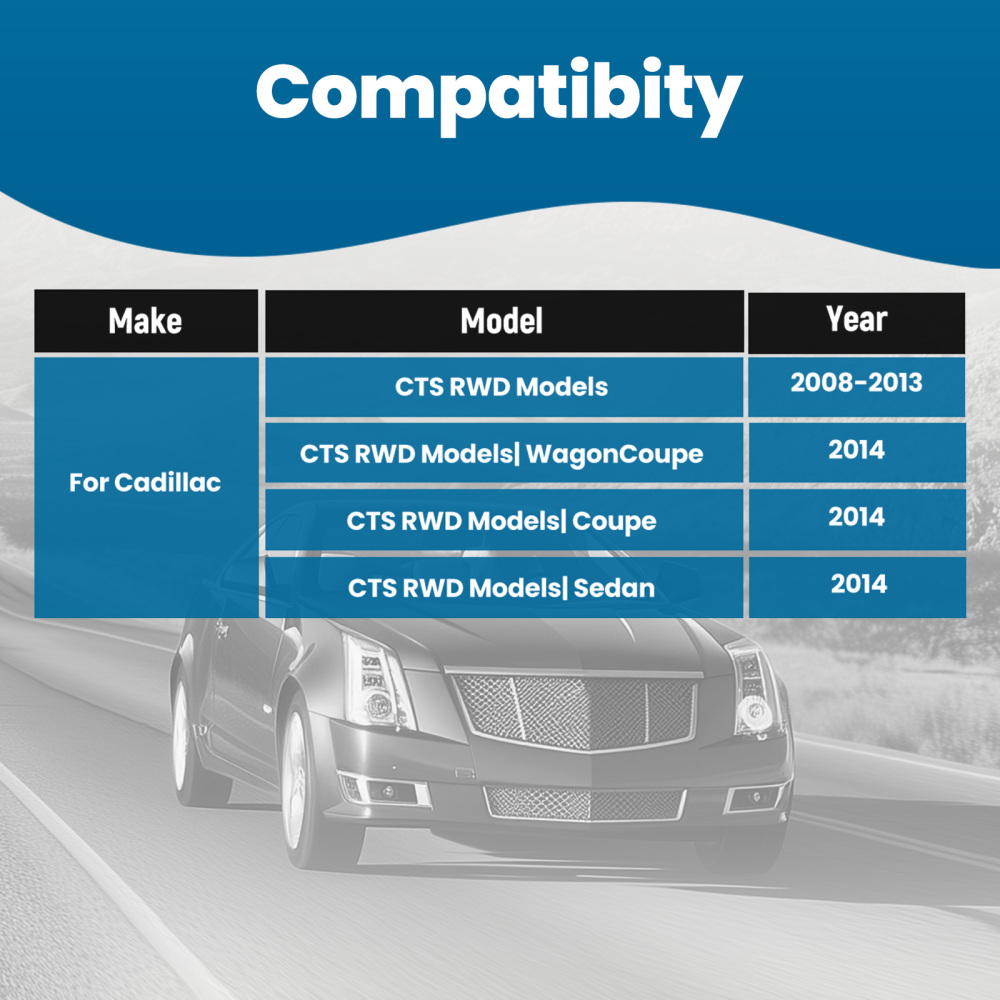 Front UpperLower Control Arm Ball Joint Assembly for 2008-14 compatible for Cadillac CTS RWD