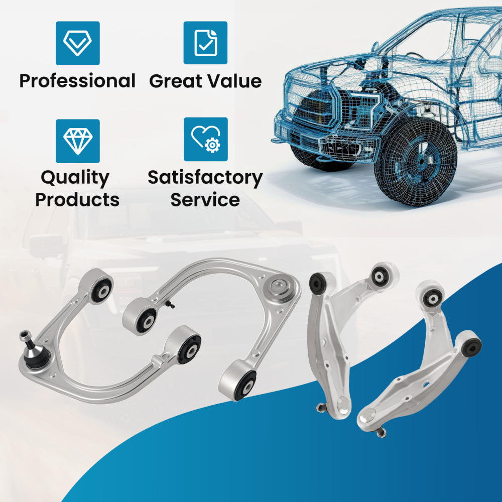 Front UpperLower Control Arm Ball Joint Assembly for 2008-14 compatible for Cadillac CTS RWD