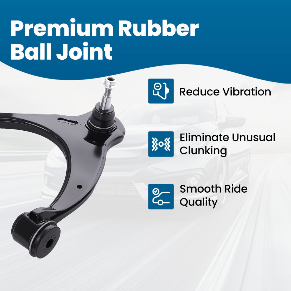 Front Upper Control Arms w/ Ball Joints Tie Rods compatible for Chevy Silverado Sierra 1500