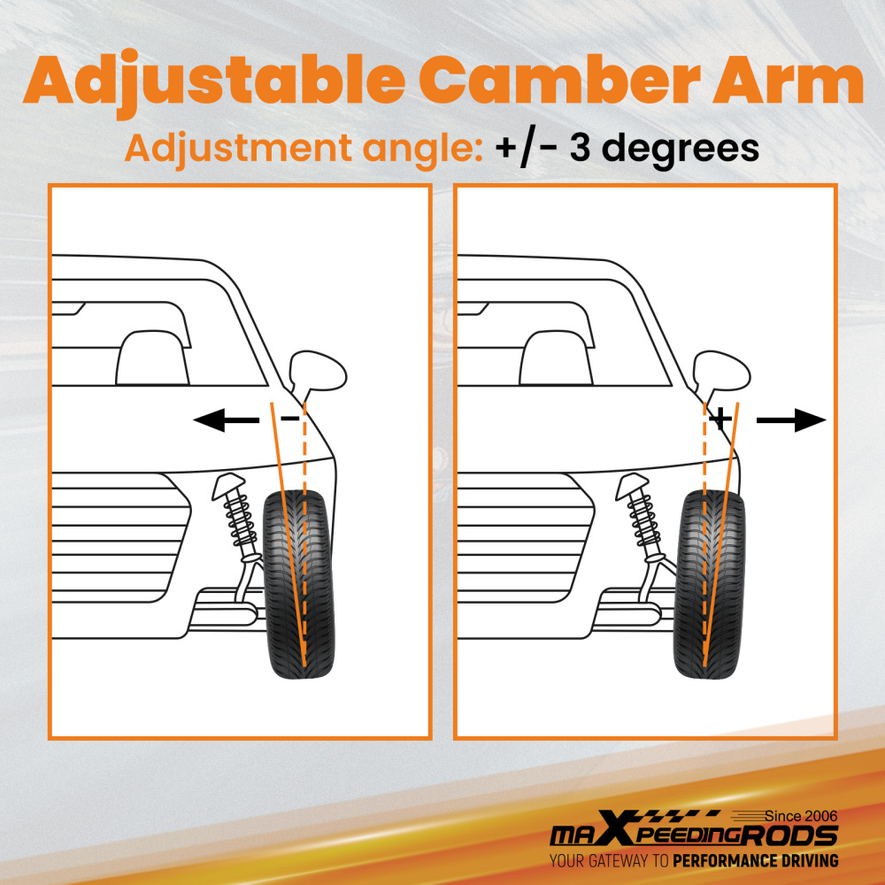 Rear Upper Control Arm Camber Arms Adjustable Suspension compatible for Chrysler 300