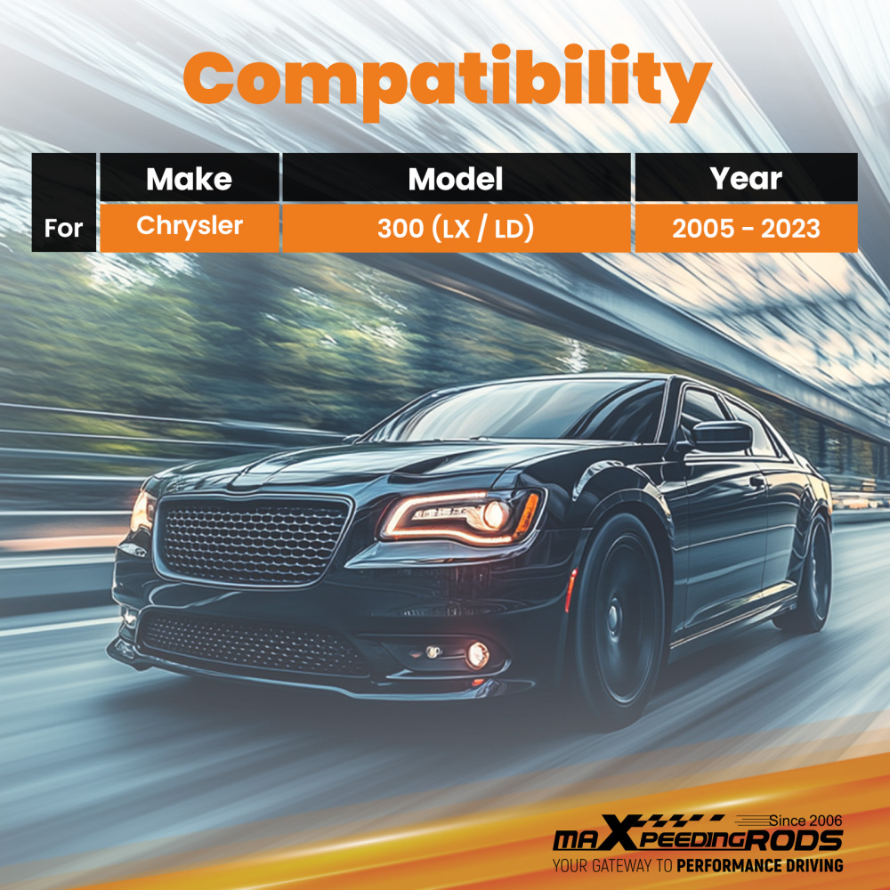 Rear Upper Control Arm Camber Arms Adjustable Suspension compatible for Chrysler 300