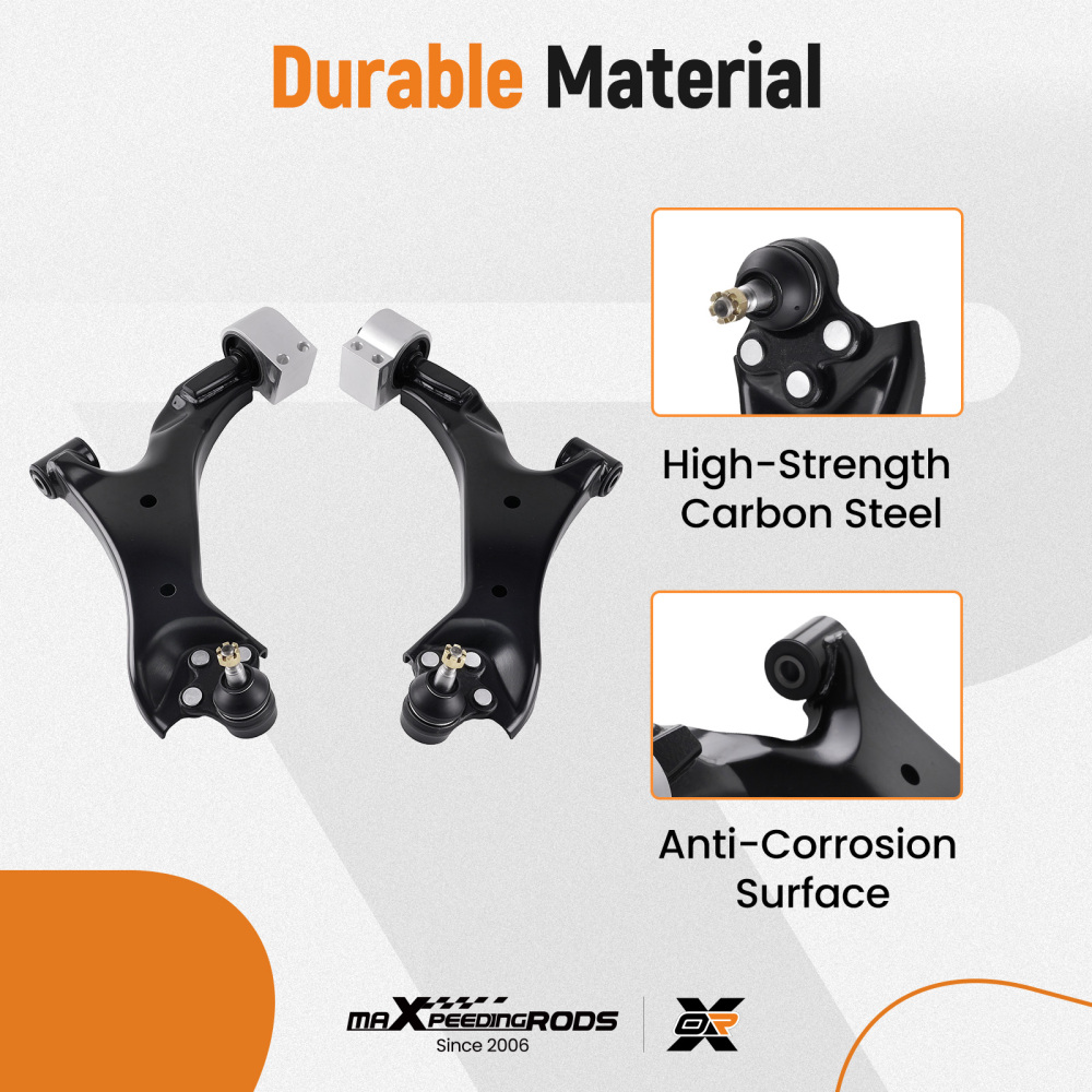 4x Front Lower Control ArmsSway Bar Link for 2008 2009 2010 compatible for Saturn Vue XL-7