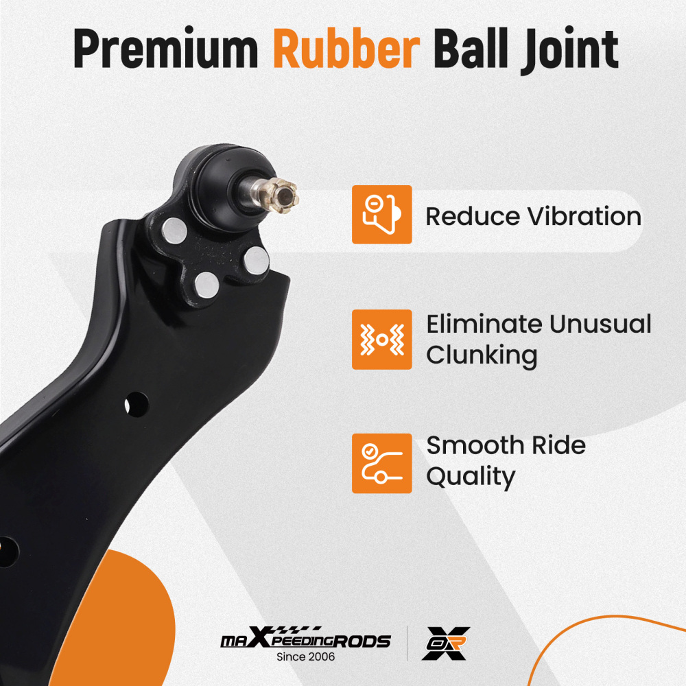 4x Front Lower Control ArmsSway Bar Link for 2008 2009 2010 compatible for Saturn Vue XL-7