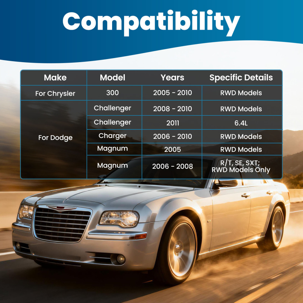 Front Lower Control Arm For 2005-2010 compatible for Chrysler 300 compatible for Dodge Charger Challenger RWD