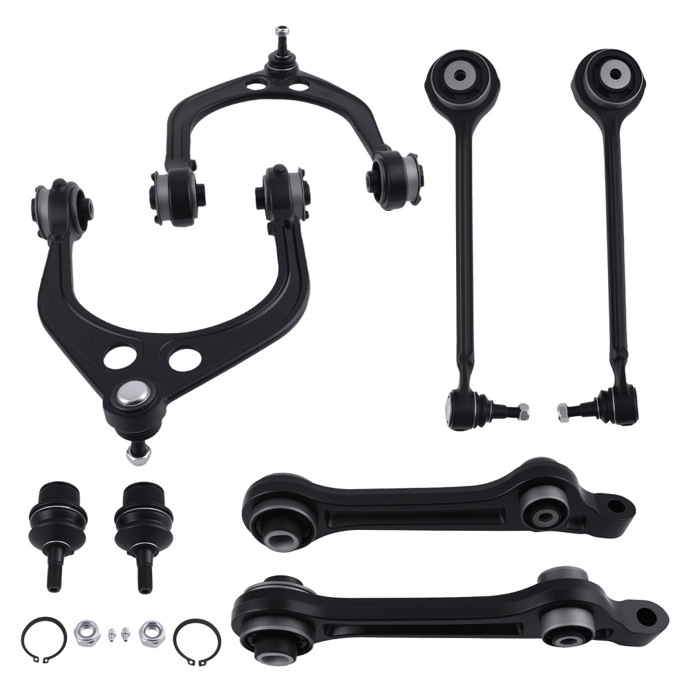 8pcs Front UpperLower Control Arm for 2011-2019Chrysler 300 compatible for Dodge Charger