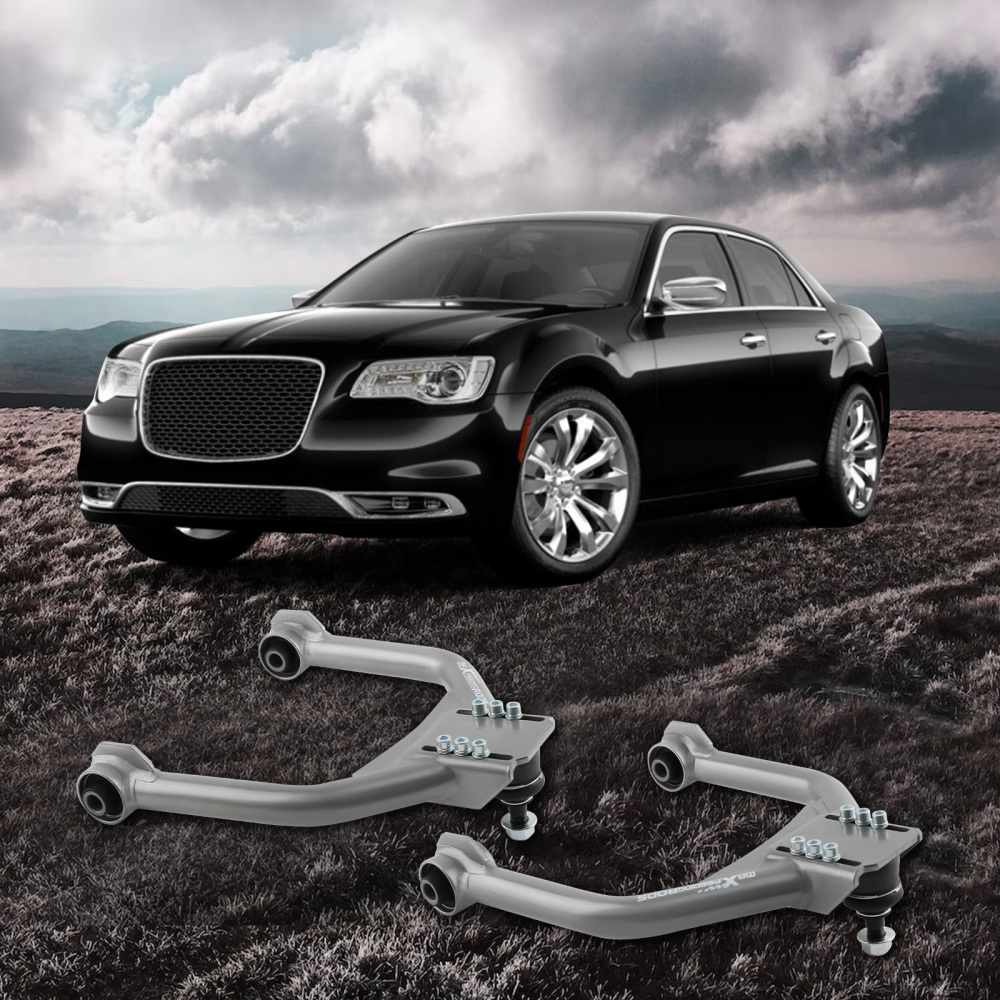 Rear + Front Upper Adjustable Camber Control Arm Kit compatible for Dodge Charger 2006-2023