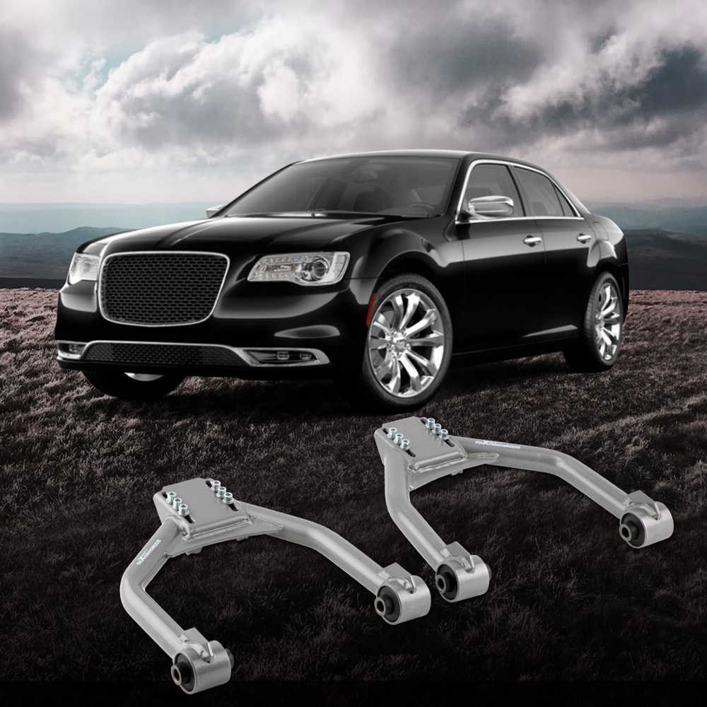 2x Adjustable Front Upper Control Camber Arms Kit compatible for Chrysler 300 2005+ RWD