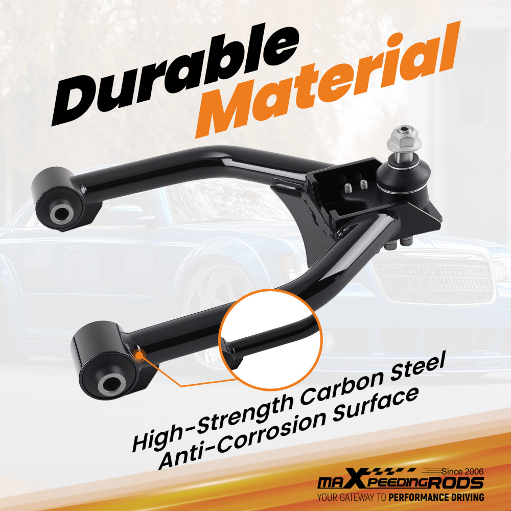 Adjustable Front Upper Control Camber Arms Kit compatible for Dodge Charger RWD 2006-2019