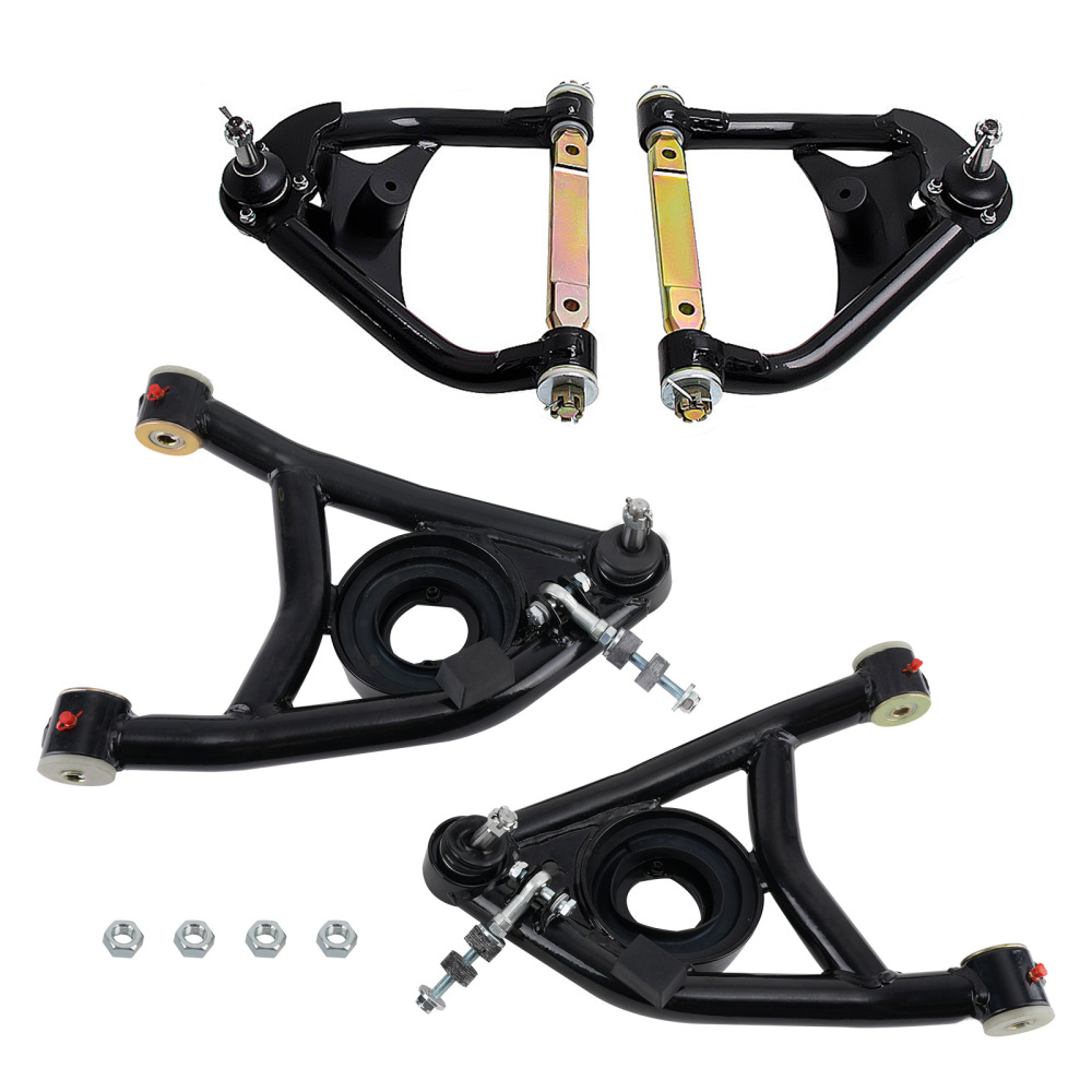 Tubular Heavy Duty Upper Suspension Control Arms Rubber Kits compatible for Chevy Chevelle