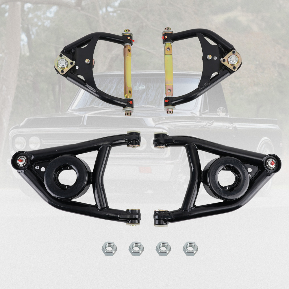 Tubular Heavy Duty Upper Suspension Control Arms Rubber Kits compatible for Chevy Chevelle