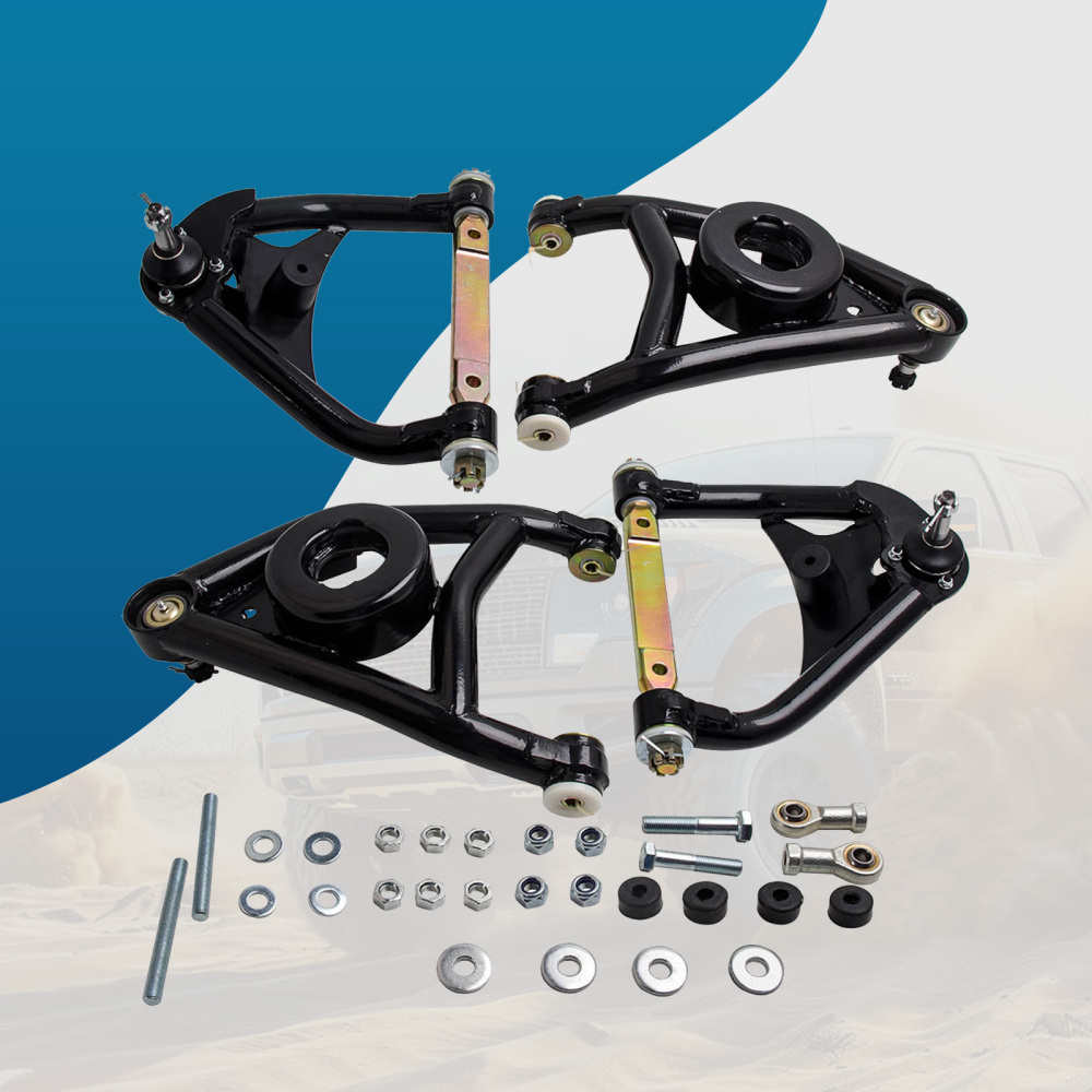Tubular Heavy Duty Upper Suspension Control Arms Rubber Kits compatible for Chevy Chevelle
