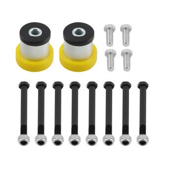 Upper Lower Trailing Control Arms Set for 1967-72 compatible for Chevy Chevelle A Body Tubular