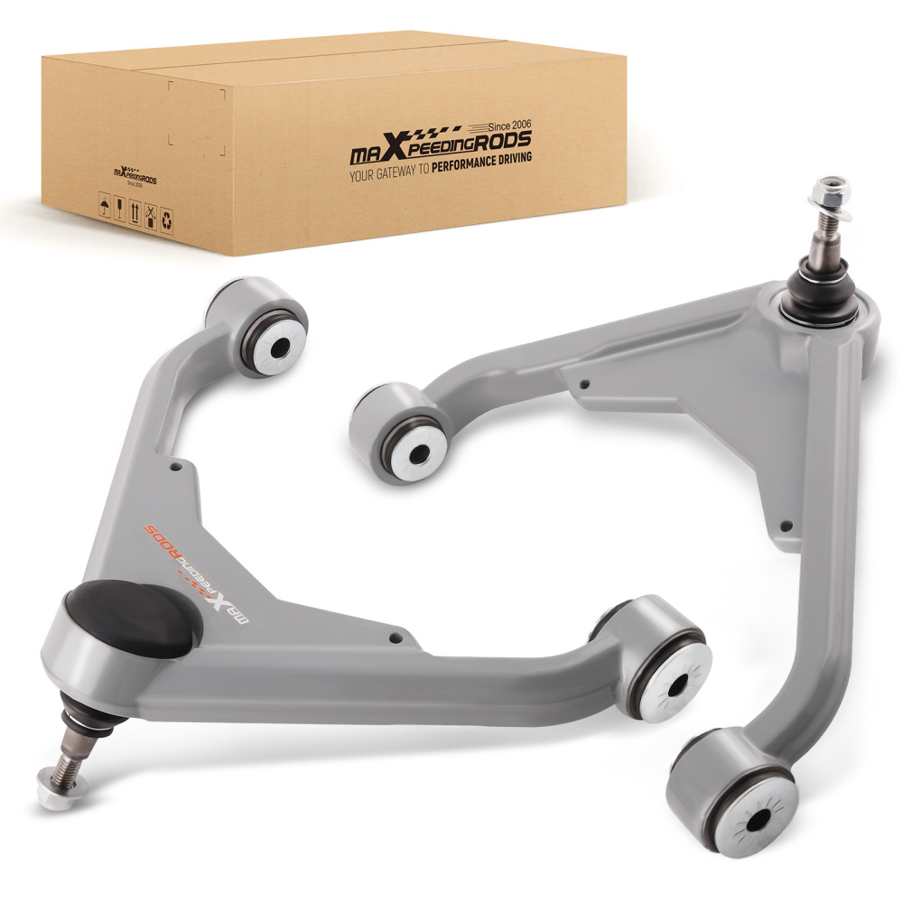 3 Lift Forged Solid Upper Control Arm One-Piece for 2001-2010 compatible for Chevy/GMC 2500 HD