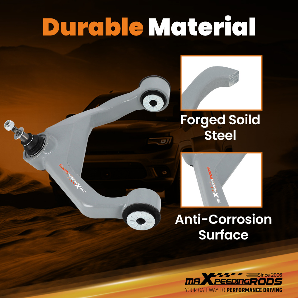 Upper Control Arms 3.5 Lift compatible for Chevy Silverado GMC Sierra 2500HD 4WD 2011-2019