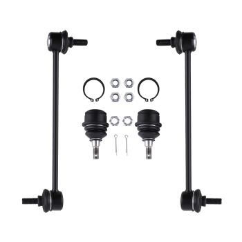 AWD Front Lower Control Arms Ball Joints + Sway Bars for 2014-2018 compatible for Jeep Cherokee