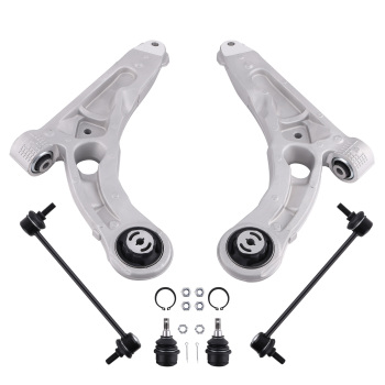 AWD Front Lower Control Arms Ball Joints + Sway Bars for 2014-2018 compatible for Jeep Cherokee