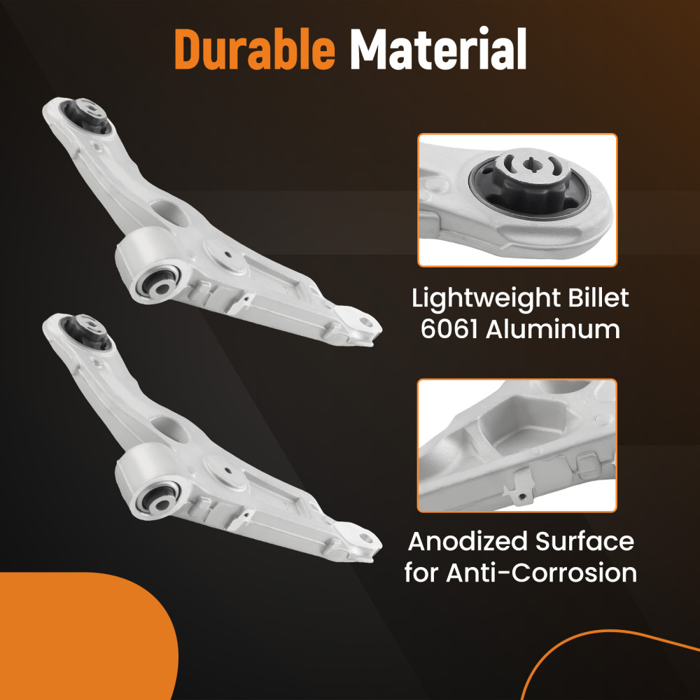 Front Lower Control Arm Assembly Driver Passenger compatible for Jeep Cherokee KL 2014-2018