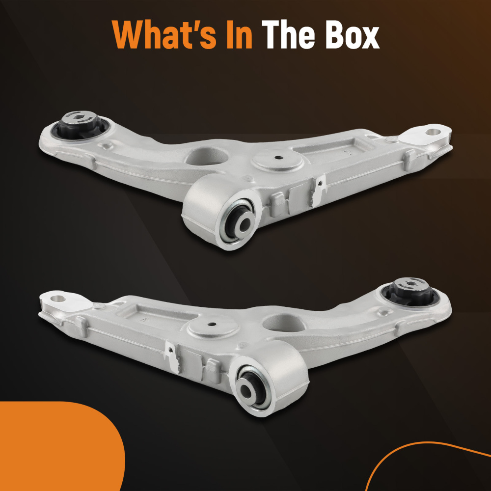 Front Lower Control Arm Assembly Driver Passenger compatible for Jeep Cherokee KL 2014-2018