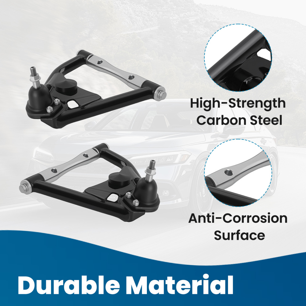 Tubular Control Arms UpperLower for 1963-1986 compatible for Chevrolet C10 Pickup compatible for Suburban