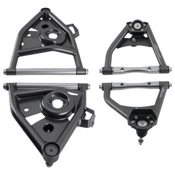 Upper Lower Control Arms Front for 1963-1970 1973-1986 compatible for Chevy C10 Pickup compatible for Suburban