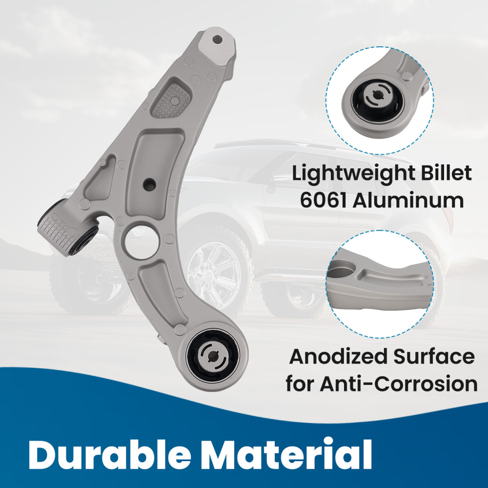 2PCS for 2019 compatible for Jeep Cherokee Front Lower Control Arms Left + Right 68439687AA