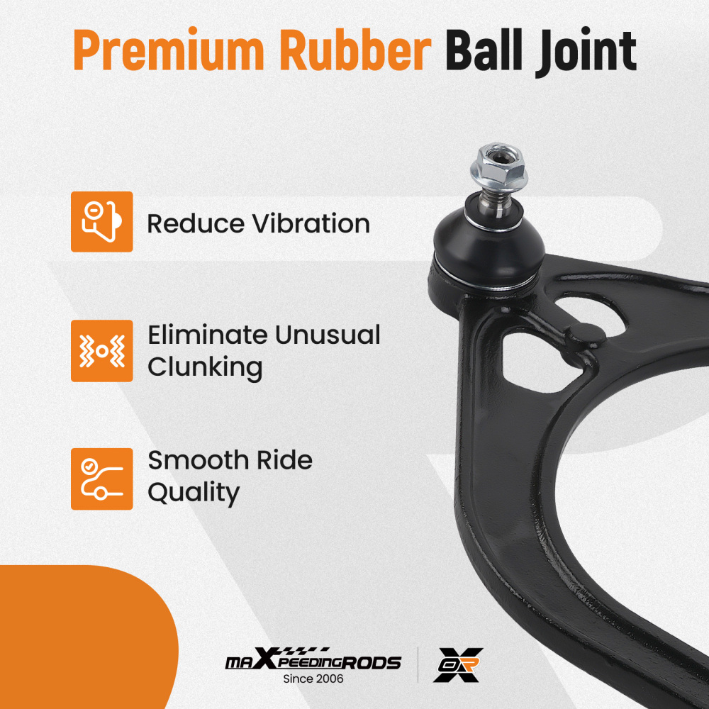 6pc Front Lower Upper Control Arm compatible for Chrysler 300 RWD 2011 2012 2013 2014-2019