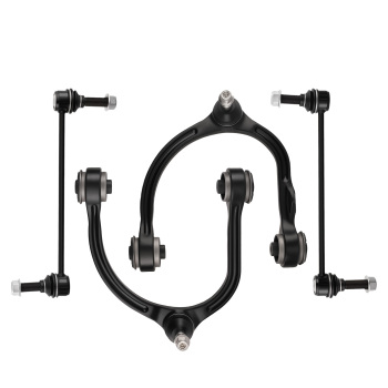 4x Front Upper Control ArmSway Bar Links compatible for Chrysler 300 05-19 Magnum 05-08