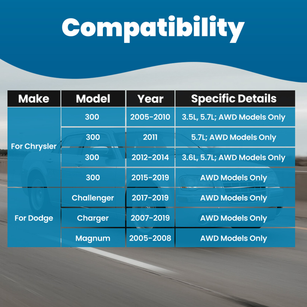 4x Front Upper Control ArmSway Bar Links compatible for Chrysler 300 05-19 Magnum 05-08